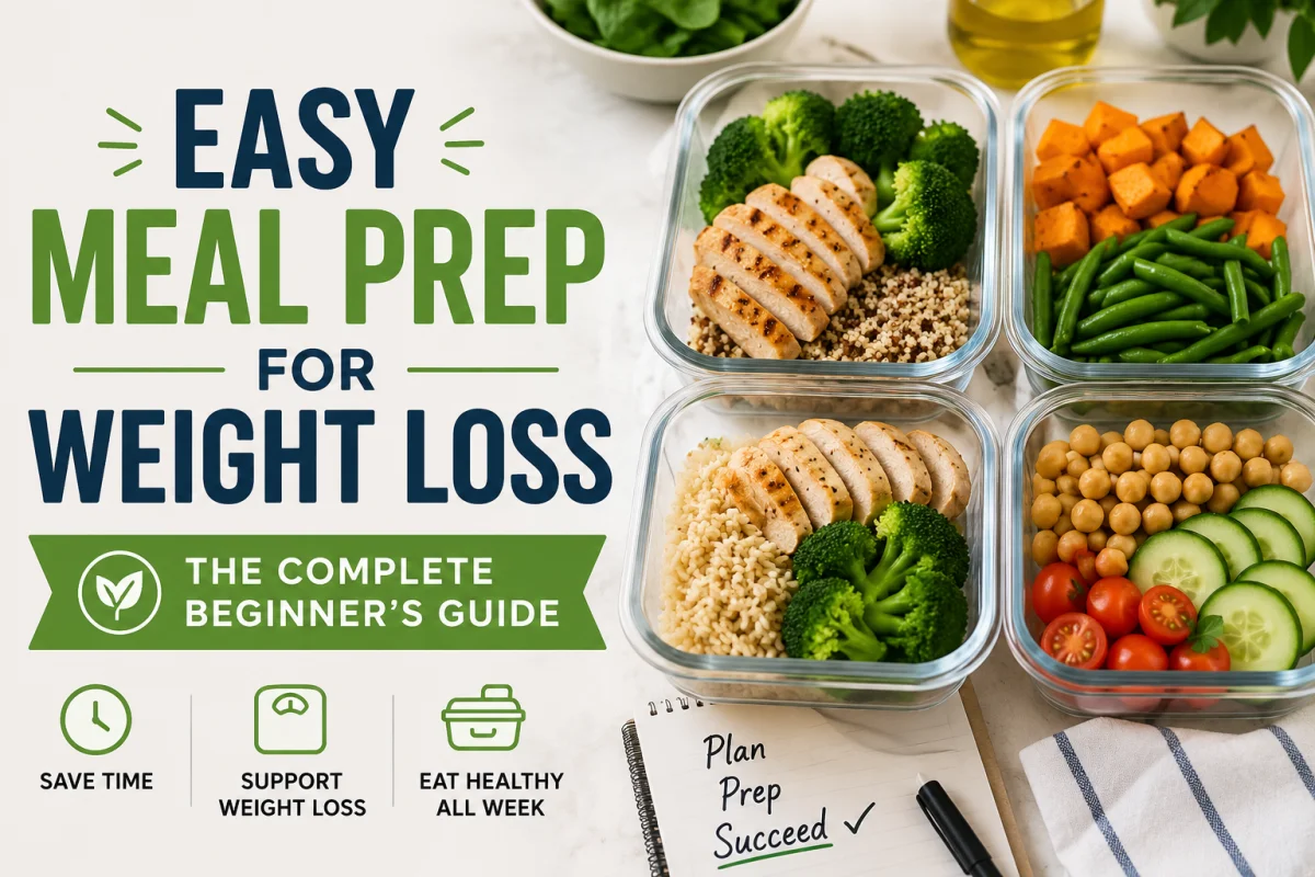 Easy Meal Prep for Weight Loss: The Complete Beginners' Guide