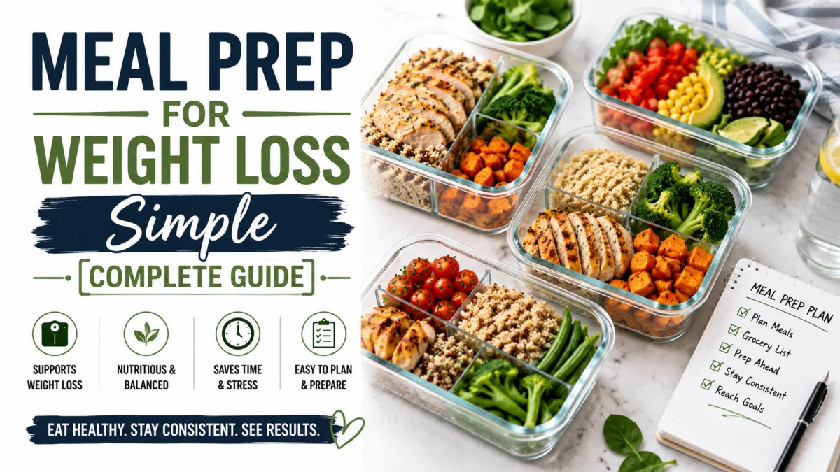 Meal prep Meal Prep for Weight Loss Simple | 2026 Guidefor weight loss simple