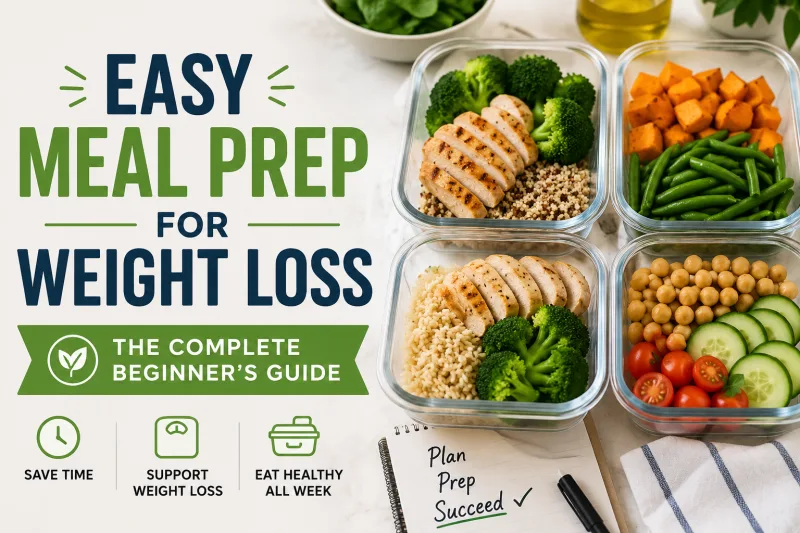 Easy Meal Prep for Weight Loss: The Complete Beginner's Guide featured