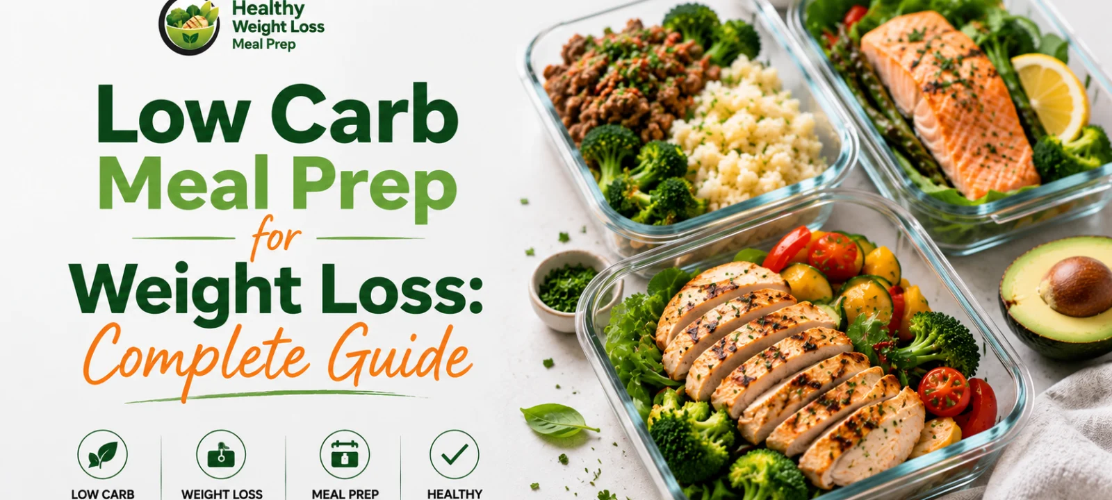 Low Carb Meal Prep for Weight Loss: Complete Guide featured