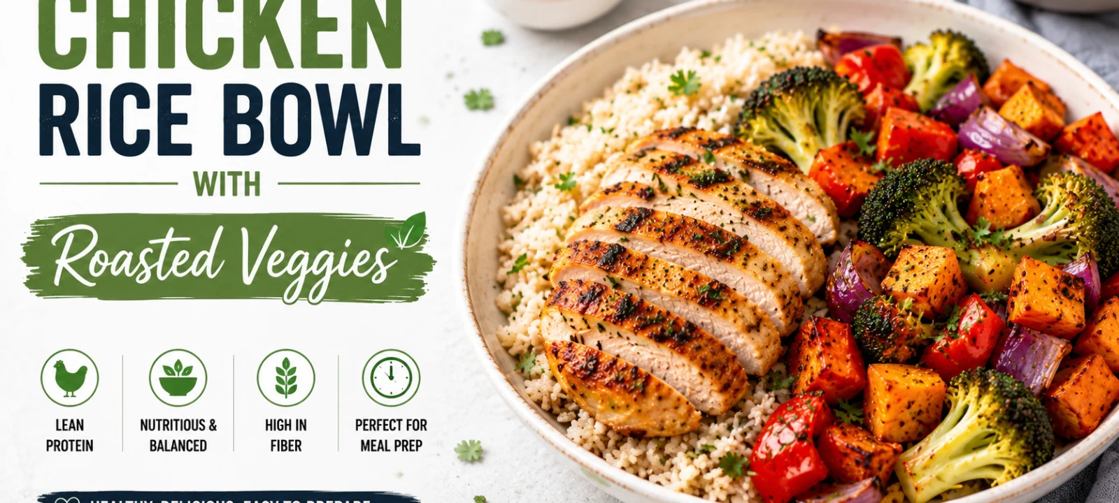 High Protein Lunch Meal Prep Ideas | Easy Bowls