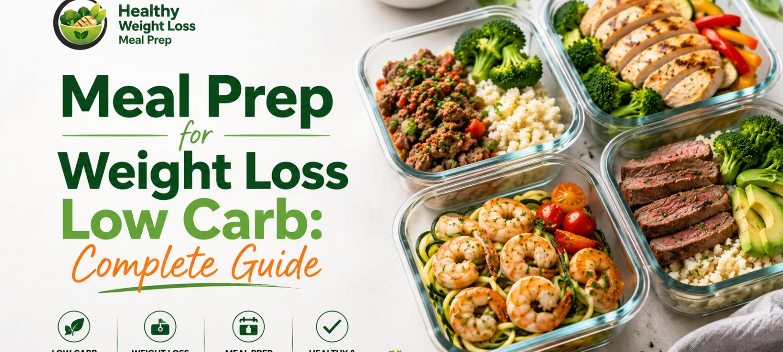 Meal Prep for Weight Loss Low Carb: Complete Guide featured