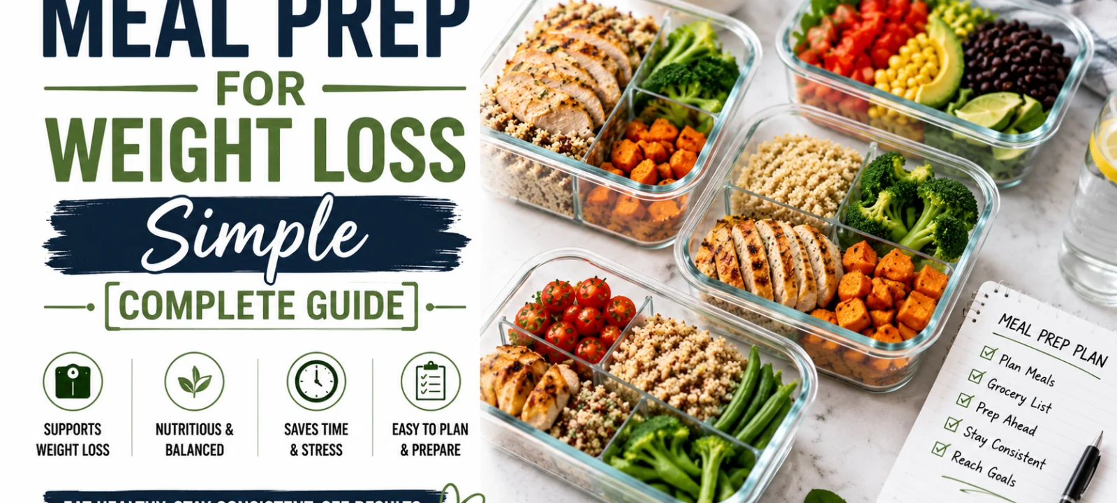 Meal prep Meal Prep for Weight Loss Simple | 2026 Guidefor weight loss simple
