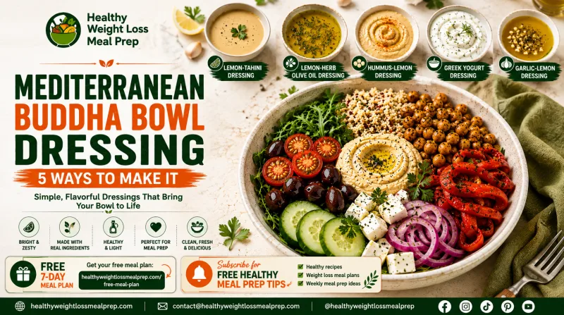 The Best Mediterranean Buddha Bowl Dressing: 5 Ways to Make It